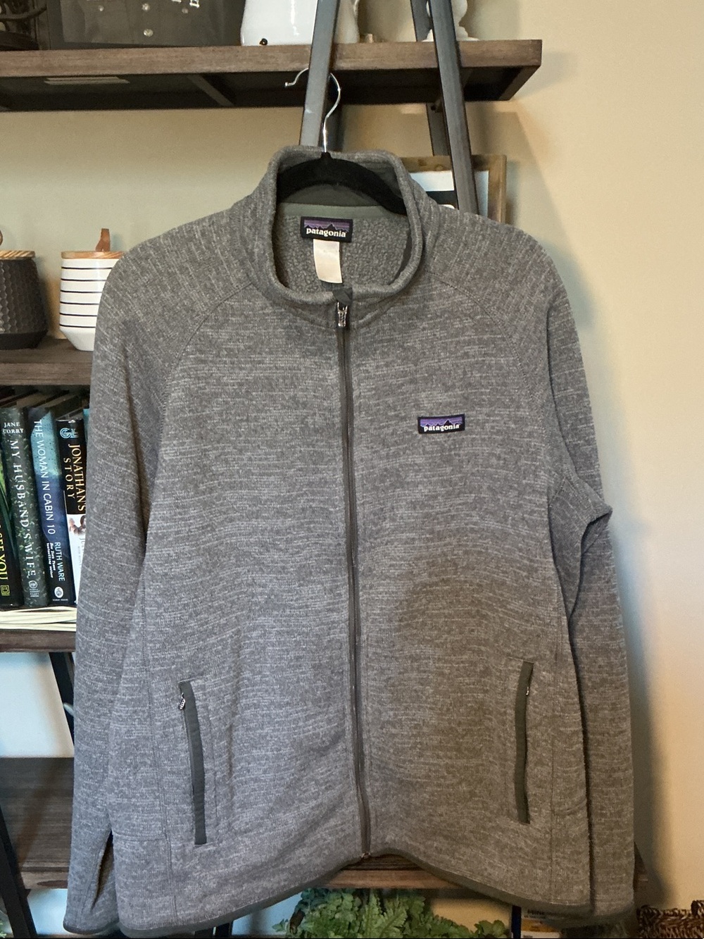 Patagonia Heather Gray Full-Zip Better Sweater Jacket